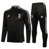 Juventus Training Huppari Suits 2021-22 Tummanharmaa 1/4-Zip